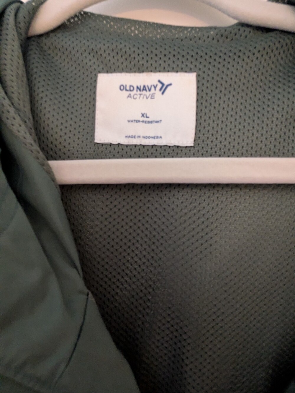 Old Navy Olive Green Hooded Trench Coat - Picture 3 of 3